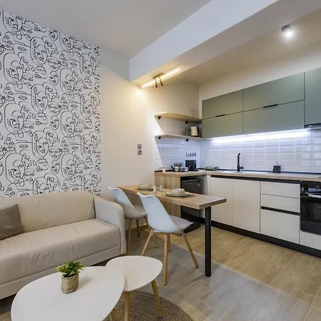 Oikia 4 # Apts, Designer Studio, Walk To Aristotelous Lejlighed *